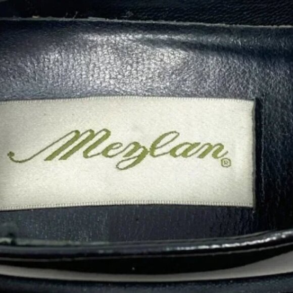 Mezlan Tuxedo Spanish Black Patent Leather Lace Up Shoes - Size 7.5 main image 5
